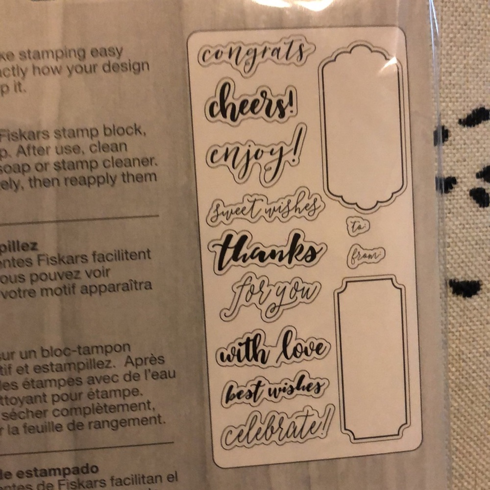 Fiskars stamp set bundle - Picture 6 of 6